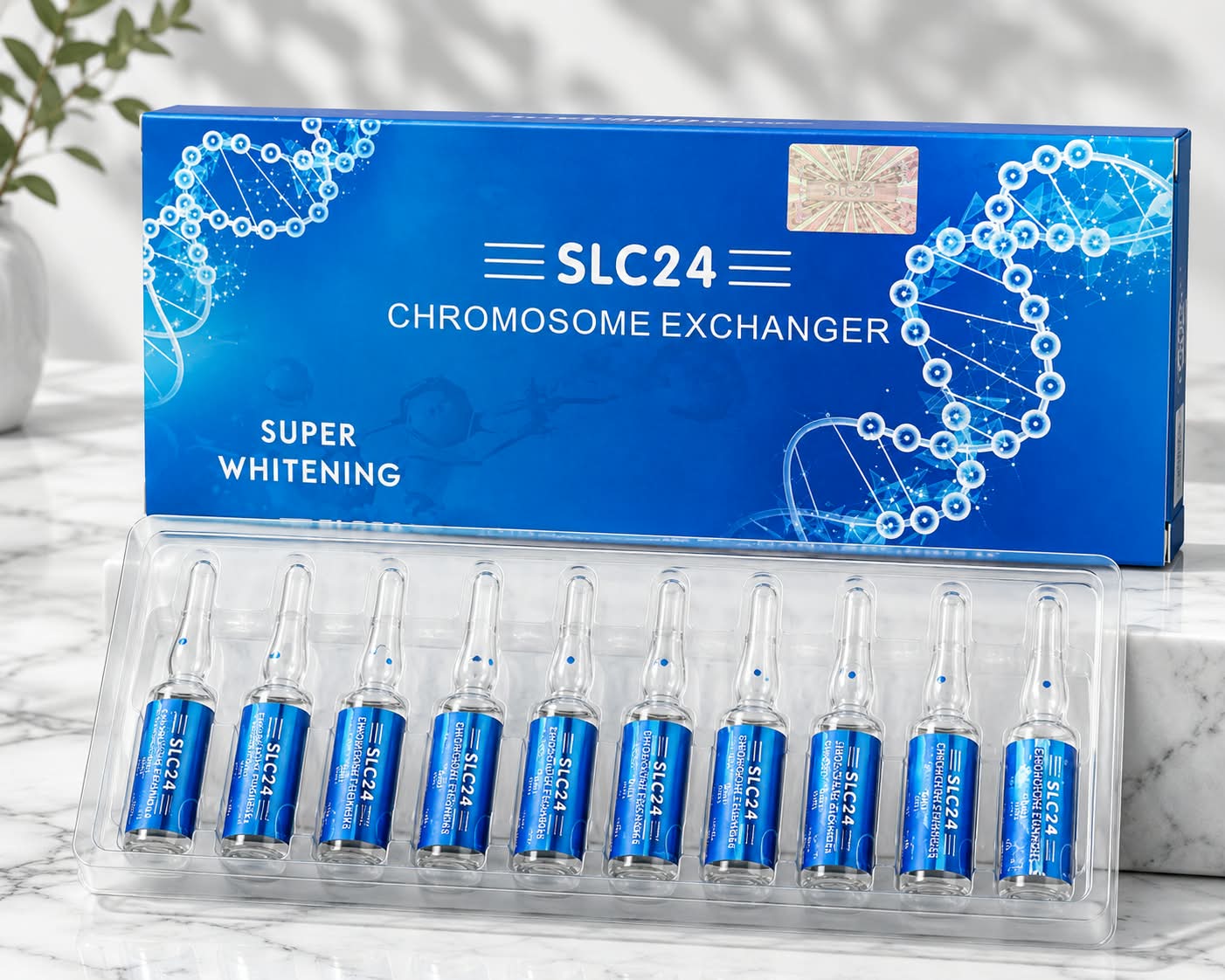 SLC24 Chromosomes super permanent whitening